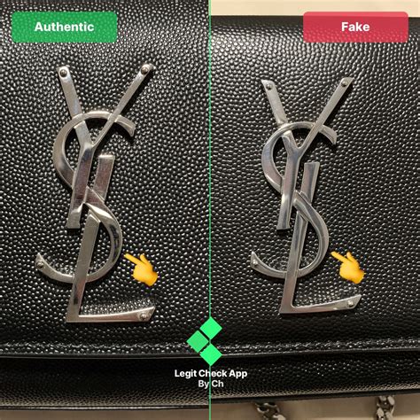 ysl fake vs original|how to authenticate ysl bag.